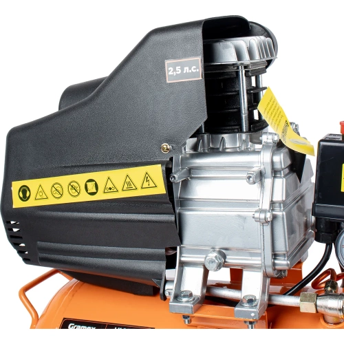 Воздушный компрессор LK 24-1800 (238 л/мин, объем 24 л, 1/8 кВт, 8 бар, 2850 об/мин) (1/12) Gramex 02017 фото 3