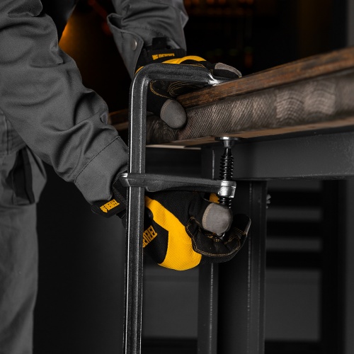 Струбцина F-образная, 100x600мм, кованая Denzel фото 7 Струбцина F-образная, 100x600мм, кованая Denzel фото 7