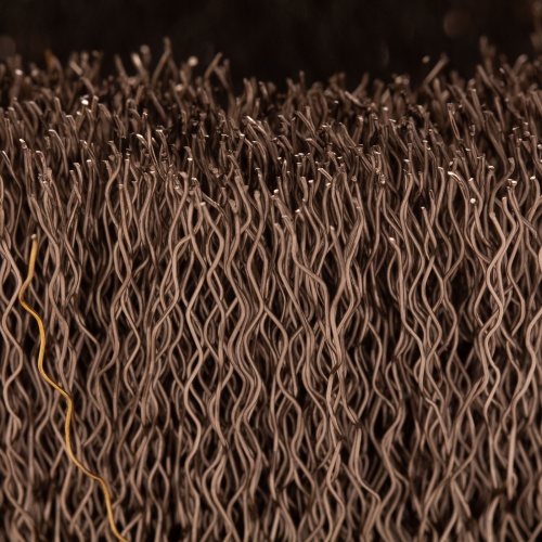 Щетка для УШМ, 100 мм, "Чашка", витая нержавеющая проволока 0.3 мм, М14 Denzel фото 8