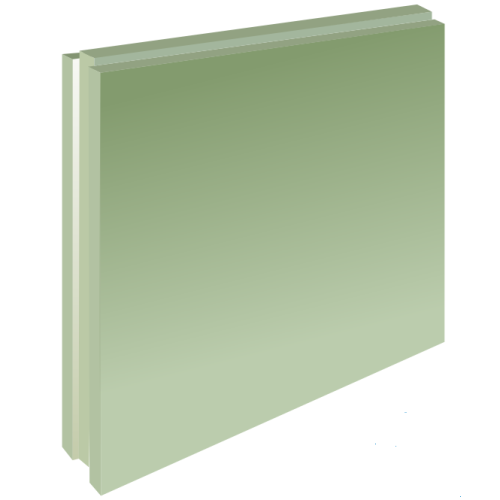 Плита пазогребневая Волма полнотелая влагостойкая 667х500х100 мм