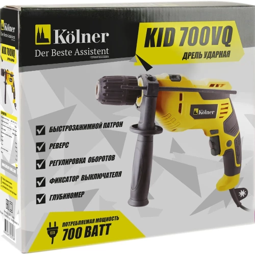 Ударная дрель Kolner KID 700VQ 8030100346 фото 10 Ударная дрель Kolner KID 700VQ 8030100346 фото 10