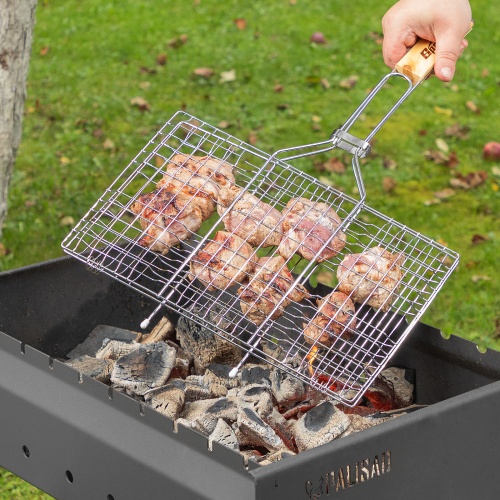 Решетка-гриль 220 х 340 мм, хромированная Sparta фото 8