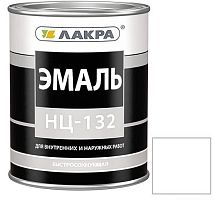 Эмаль Лакра НЦ-132 глянцевая белая 0,7 кг