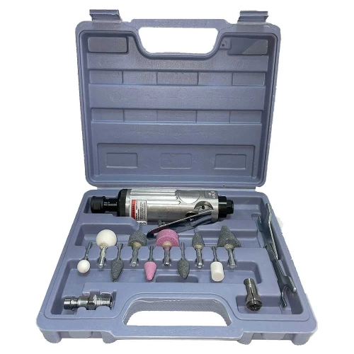 Шлифмашина прямая цанговая пневматическая BYAROSS с набором шлифовальных головок FS41BK фото 3 Шлифмашина прямая цанговая пневматическая BYAROSS с набором шлифовальных головок FS41BK фото 3