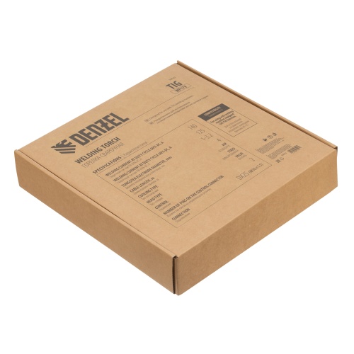 Горелка сварочная TIG WP17V, прямое подключение к баллону, 4 метра Denzel фото 14