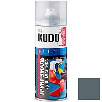 Грунт-эмаль для пластика Kudo KU-6004 аэрозольный графит 520 мл