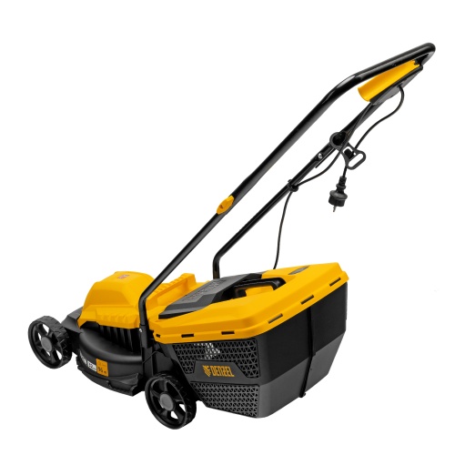 Газонокосилка электрическая GM-1100, 1100 Вт, шир. 32 см, 3 уров., травосб. 30 л Denzel фото 4
