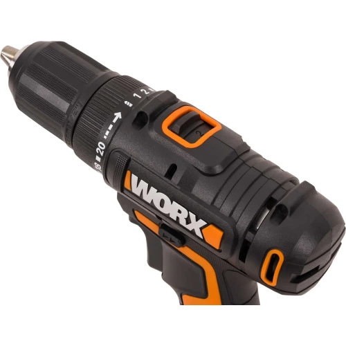 Аккумуляторная дрель-шуруповерт WORX 45Нм, 20В, без АКБ и ЗУ WX108.9 фото 6