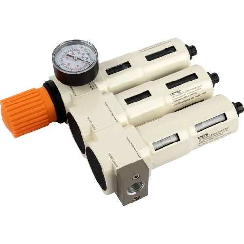 Блок подготовки воздуха WIEDERKRAFT 1/2, 16 бар трехступенчатый с влагоотделителем 25-5-0.3 мкм, автоматический сброс WDK-70740FA фото 3 Блок подготовки воздуха WIEDERKRAFT 1/2, 16 бар трехступенчатый с влагоотделителем 25-5-0.3 мкм, автоматический сброс WDK-70740FA фото 3