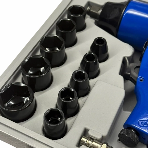 Пневматический гайковерт Turbosky 1/2 с двойным ударным механизмом (набор) PG-1C 752 фото 6