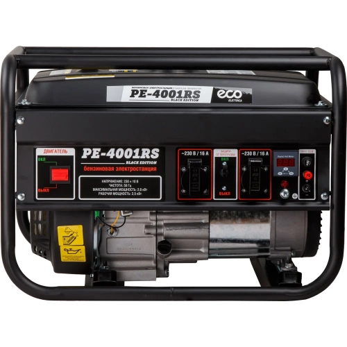 Бензиновый генератор ECO PE-4001RS Black Edition EC1565-1 фото 10 Бензиновый генератор ECO PE-4001RS Black Edition EC1565-1 фото 10