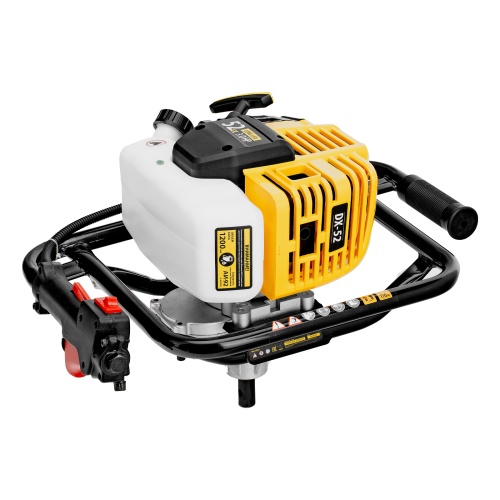 Мотобур DX-52, объем двигателя 52 см3, соединение 20 мм, без шнека Denzel фото 3