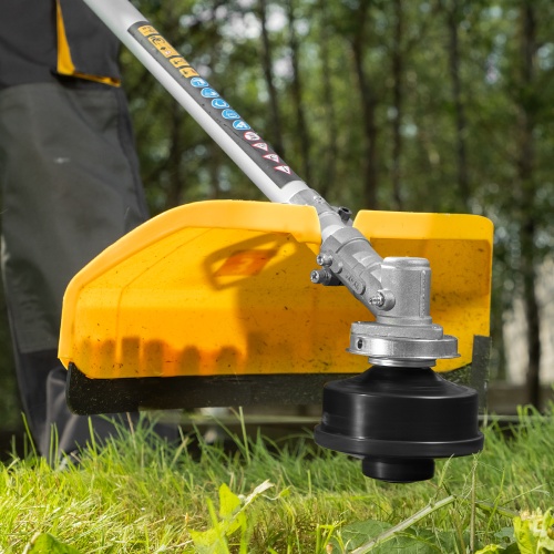 Триммер электрический TE-1220, 1200 Вт, 380 мм, катушка, диск, разборная штанга Denzel фото 24