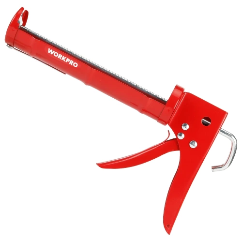 Пистолет для герметика полуоткрытый WORKPRO 230мм с храповым механизмом WP224004 Пистолет для герметика полуоткрытый WORKPRO 230мм с храповым механизмом WP224004