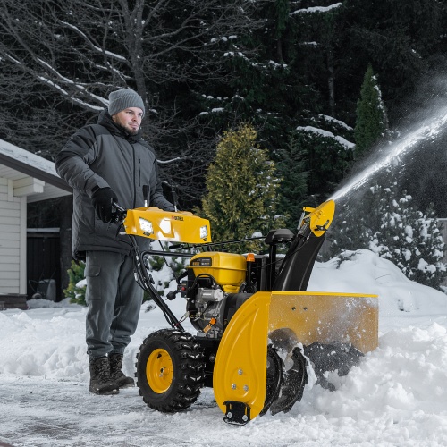 Бензиновая снегоуборочная машина SBL 711D PRO, 302cc, эл.старт, фара, обогрев, блок. дифф. Denzel фото 32 Бензиновая снегоуборочная машина SBL 711D PRO, 302cc, эл.старт, фара, обогрев, блок. дифф. Denzel фото 32