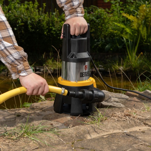 Дренажный насос DP1400X, 1400 Вт, подъем 11 м, 25000 л/ч Denzel фото 10