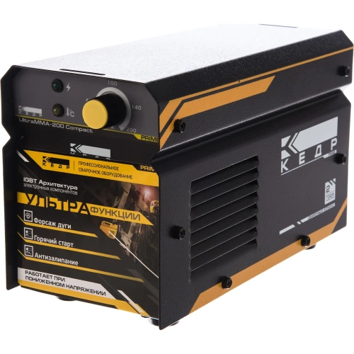 Инверторный аппарат КЕДР UltraMMA-200 Compact 220В 20-200А 8012559 фото 5 Инверторный аппарат КЕДР UltraMMA-200 Compact 220В 20-200А 8012559 фото 5