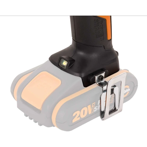 Аккумуляторная дрель-шуруповерт WORX 45Нм, 20В, без АКБ и ЗУ WX108.9 фото 7