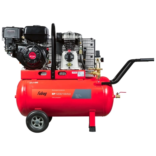 Компрессор FUBAG bp 5200/100/9.8 520 л/мин 100л 10бар 7.2 квт бензин 641279 фото 3