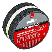 Лента клейкая противоскользящая, c фотолюминисцентной полосой 50 мм x 5 м Matrix