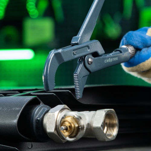 Ключ трубный рычажный КТР-0, 1/2", кованый, тип "B" Сибртех фото 12