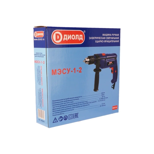 Ударная дрель ДИОЛД МЭСУ-1-2 10012016 фото 8 Ударная дрель ДИОЛД МЭСУ-1-2 10012016 фото 8