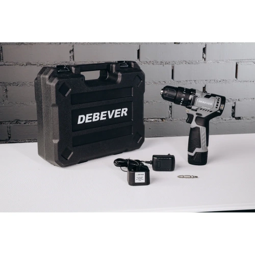 Дрель-шуруповерт аккумуляторная Debever бесщеточная, 45Nm, 19+3, 10мм, 12В; в компл. АКБ 1,5 а/ч; з/у 0,4 а/ч DBE-7311CKIT фото 3 Дрель-шуруповерт аккумуляторная Debever бесщеточная, 45Nm, 19+3, 10мм, 12В; в компл. АКБ 1,5 а/ч; з/у 0,4 а/ч DBE-7311CKIT фото 3