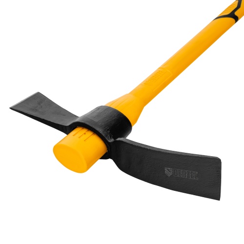 Кирка-топор 2250 г, фиберглассовая обрезиненная рукоятка 900 мм Denzel фото 3