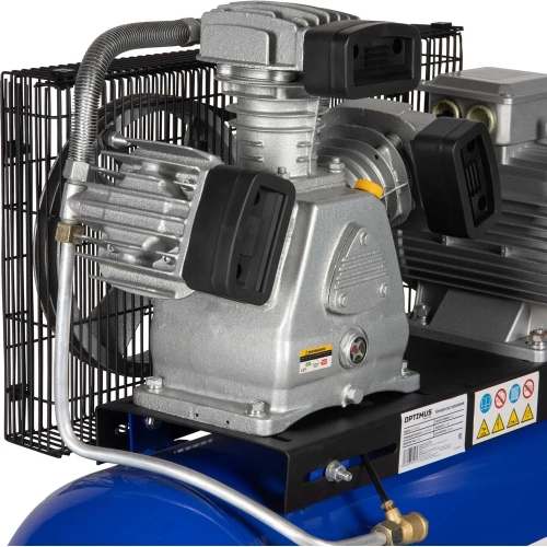Компрессор поршневой OPTIMUS 580л/мин, 3кВт, 380В, ресивер 100л OPT-301058 фото 6