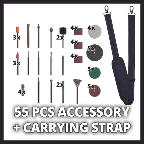 Гравер аккумуляторный Einhell PXC TE-MT 18/34 Li, 18В, 5-34тыс/мин, гибкий вал, н.оснастки 55пр, без АКК 4419360 фото 4 Гравер аккумуляторный Einhell PXC TE-MT 18/34 Li, 18В, 5-34тыс/мин, гибкий вал, н.оснастки 55пр, без АКК 4419360 фото 4