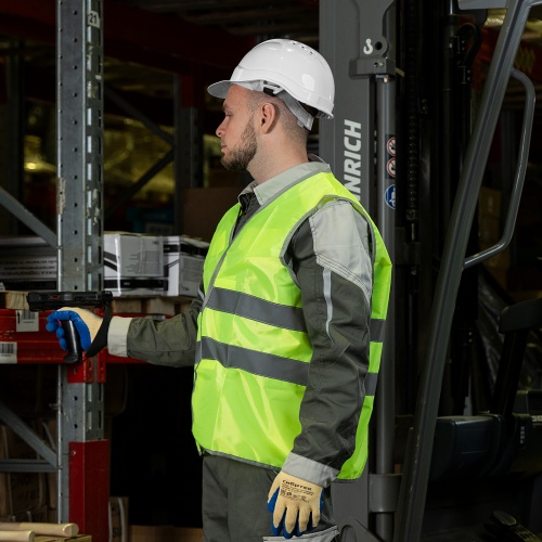 Каска защитная из ударопрочной пластмассы, белая Сибртех фото 12