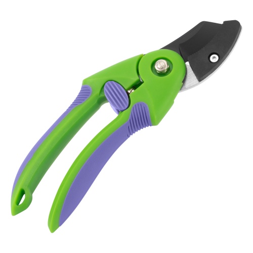 Секатор с наковальней, 215 мм, регулировка захвата, двухкомпонентные рукоятки, Palisad фото 2