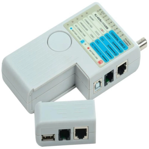 Многофункциональный тестер для витой пары коаксиального кабеля, телефона Ripo bnc-rj-usb ht-588ct 011-340005 фото 4 Многофункциональный тестер для витой пары коаксиального кабеля, телефона Ripo bnc-rj-usb ht-588ct 011-340005 фото 4