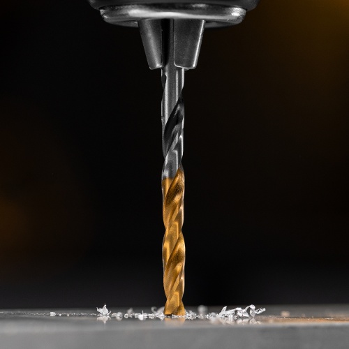 Сверло спиральное по металлу 4 x 75мм, Р6М5, Golden Tip, многогранная заточка Denzel фото 10 Сверло спиральное по металлу 4 x 75мм, Р6М5, Golden Tip, многогранная заточка Denzel фото 10