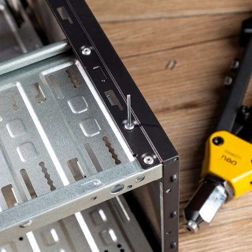 Двуручный заклепочник DELI DL236913 330мм, носовая часть из хромомолибденовой стали, сменные насадки 2,4–3,2–4,0–4,8–6,4 мм 98414 фото 9