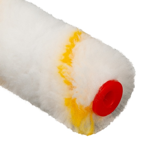 Мини-валик сменный для среднегладких поверхностей синтетический, 150 мм, ворс 12 мм, D 16 мм, D ручки 6 мм, полиакрил MTX фото 3