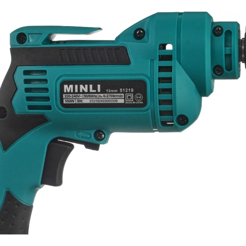 Дрель MINLI 13 мм, 550 Вт 51219 фото 6 Дрель MINLI 13 мм, 550 Вт 51219 фото 6