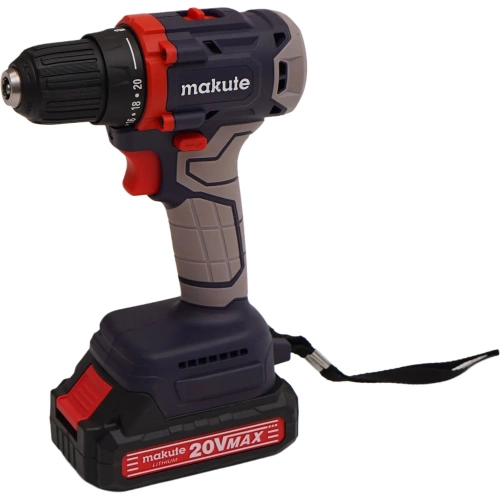 Дрель-шуруповерт аккумуляторная Makute (20В, 30Нм) CD200-2BL Дрель-шуруповерт аккумуляторная Makute (20В, 30Нм) CD200-2BL