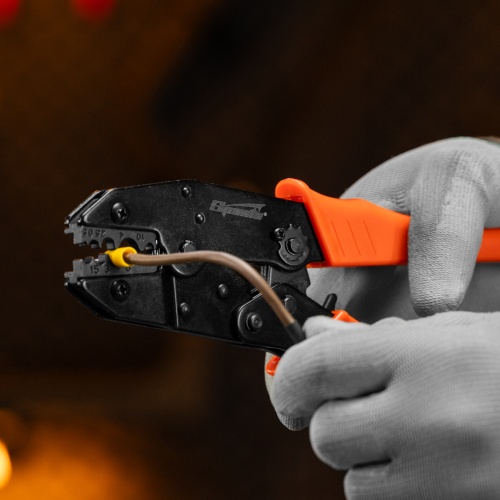 Клещи, 0.5-10 мм, для обжима электрокабеля Sparta фото 10