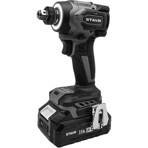 Шуруповерт ударный аккумуляторный Ставр 230 Нм, hex 1/4+1/2, BL двиг, 18V UNI-M, Stavr SID 18BL-230V-1K 9022300034 фото 11