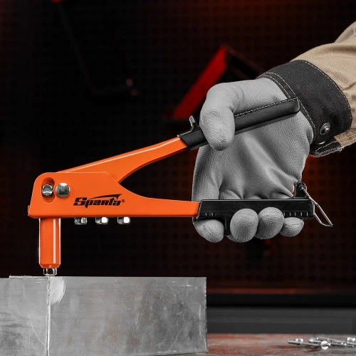 Заклепочник SPARTA 225 мм заклепки 2,4-3,2-4,0-4,8 мм// 40711 фото 10 Заклепочник SPARTA 225 мм заклепки 2,4-3,2-4,0-4,8 мм// 40711 фото 10