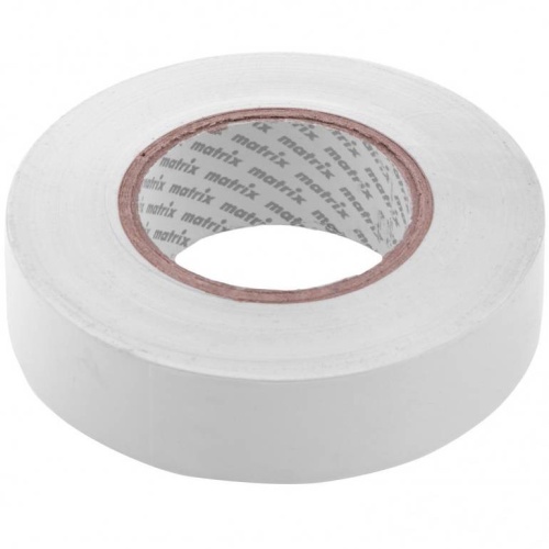 Изолента ПВХ Matrix 88782 белая 19 мм 20 м