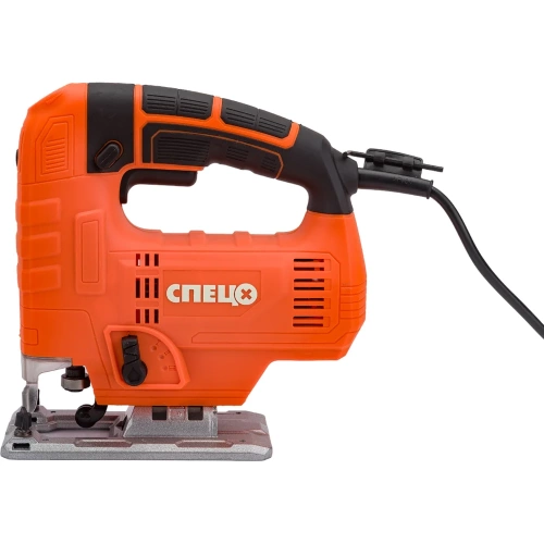 Лобзик Спец БПМ-800М, 850 Вт, литая подошва, лазерная направл, быстрозаж.патрон,0-3000об/мин, маятник, макс глубина пропила в дереве 100мм, цв коробка СПЕЦ-4039 фото 3