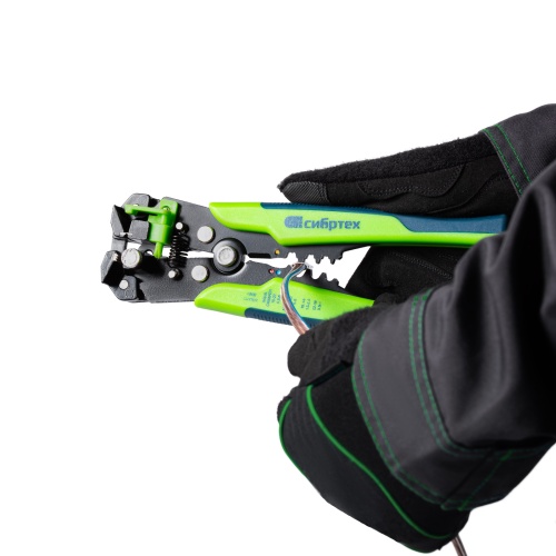 Щипцы для зачистки электропроводов, функция обрезания проводов Сибртех фото 19