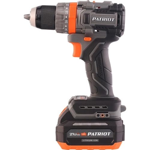 Дрель-шуруповерт аккумуляторная PATRIOT BR 214UES 180301514 фото 4 Дрель-шуруповерт аккумуляторная PATRIOT BR 214UES 180301514 фото 4