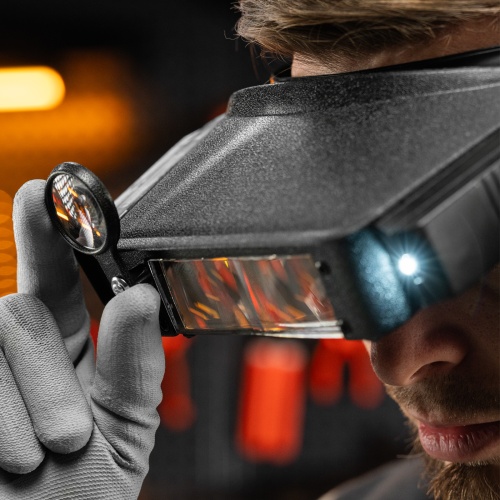 Лупа с дополнительными линзами, с подсветкой, для закрепления на голове Sparta фото 16