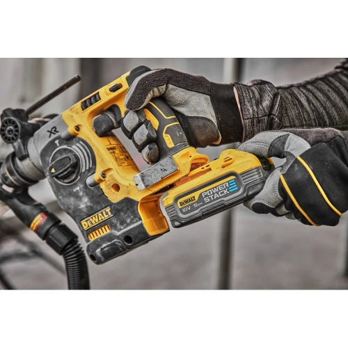 Аккумуляторный перфоратор Dewalt DCH273P2T, 18 В, 2.1 Дж, 4600 уд/мин, с 2 АКБ 5 Ач и ЗУ, в кейсе TSTAK DCH273P2T-QW фото 7 Аккумуляторный перфоратор Dewalt DCH273P2T, 18 В, 2.1 Дж, 4600 уд/мин, с 2 АКБ 5 Ач и ЗУ, в кейсе TSTAK DCH273P2T-QW фото 7