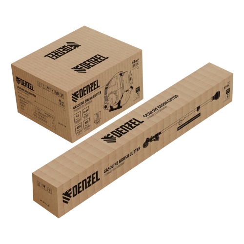 Триммер бензиновый DT 43S, 43 см3, 2.5 л. с, разъемная штанга, состоит из 2 частей Denzel фото 6