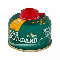 Газовый баллон TOURIST GAS STANDARD, 100 г, с клапаном резьбового типа TBR-100