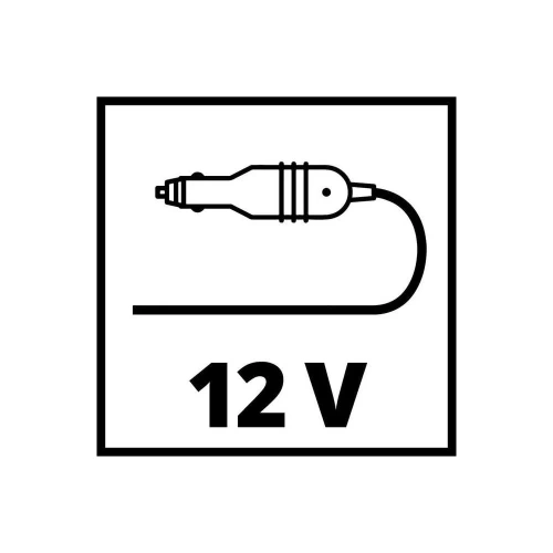 Ударный гайковерт Einhell CC-HS 12/2, 350 Нм, 80 Вт, питание 12В от прикуривателя, 2 головки, кейс 2048313 фото 6